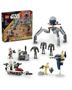 LEGO Star Wars: Pachet de lupta Clone Trooper�"? si droid de lupta 75372, 215 piese