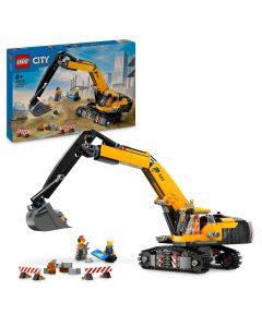 LEGO City: Excavator galben de constructii