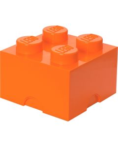 LEGO Cutii depozitare: Cutie depozitare LEGO 2x2, Portocaliu