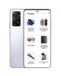 Telefon mobil Xiaomi Redmi Note 11 Pro, 4G, 64GB, 6GB RAM, Dual-Sim, Alb Polar