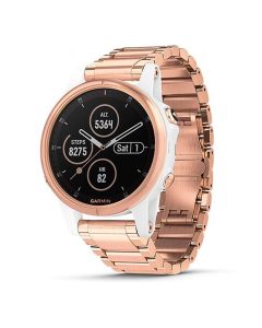Smartwatch Garmin Fenix 5s Plus Sapphire, 42 mm, Bratara metalica,  Rose Gold