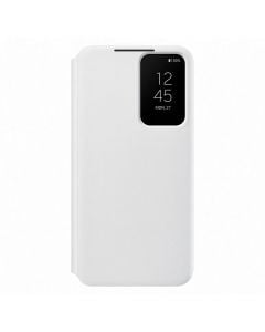 Husa de protectie telefon Samsung, Smart Clear View Cover pentru Samsung Galaxy S22+, White