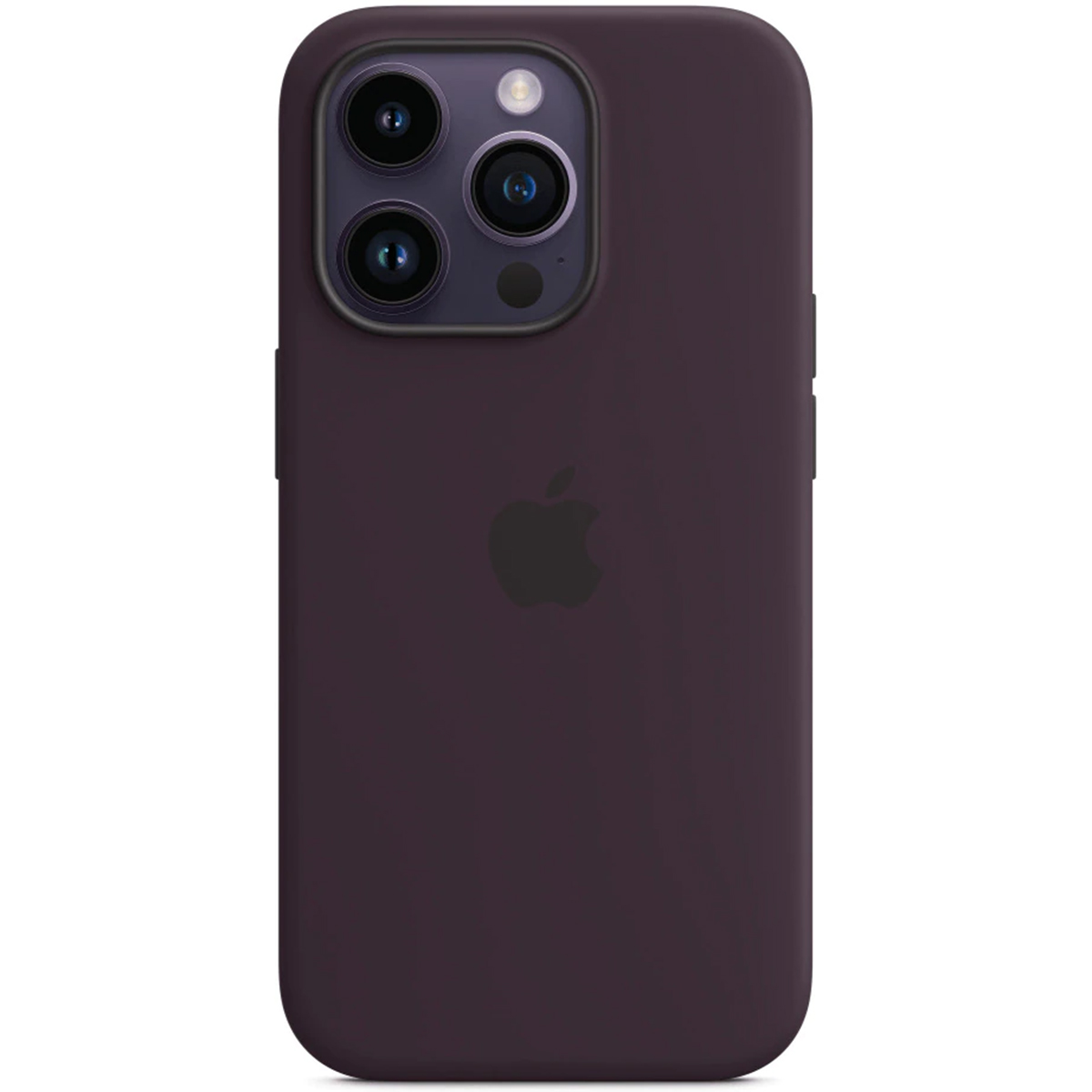 Husa de protectie telefon Apple pentru iPhone 14 Pro Max, Magsafe, Silicon, Visiniu