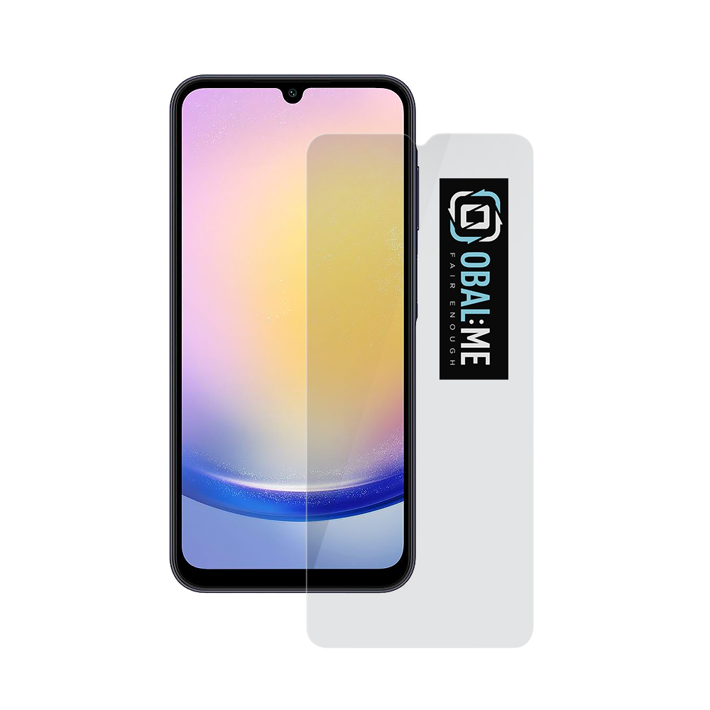 Folie de protectie telefon din sticla OBAL:ME, 2.5D pentru Samsung Galaxy A25 5G, Transparent