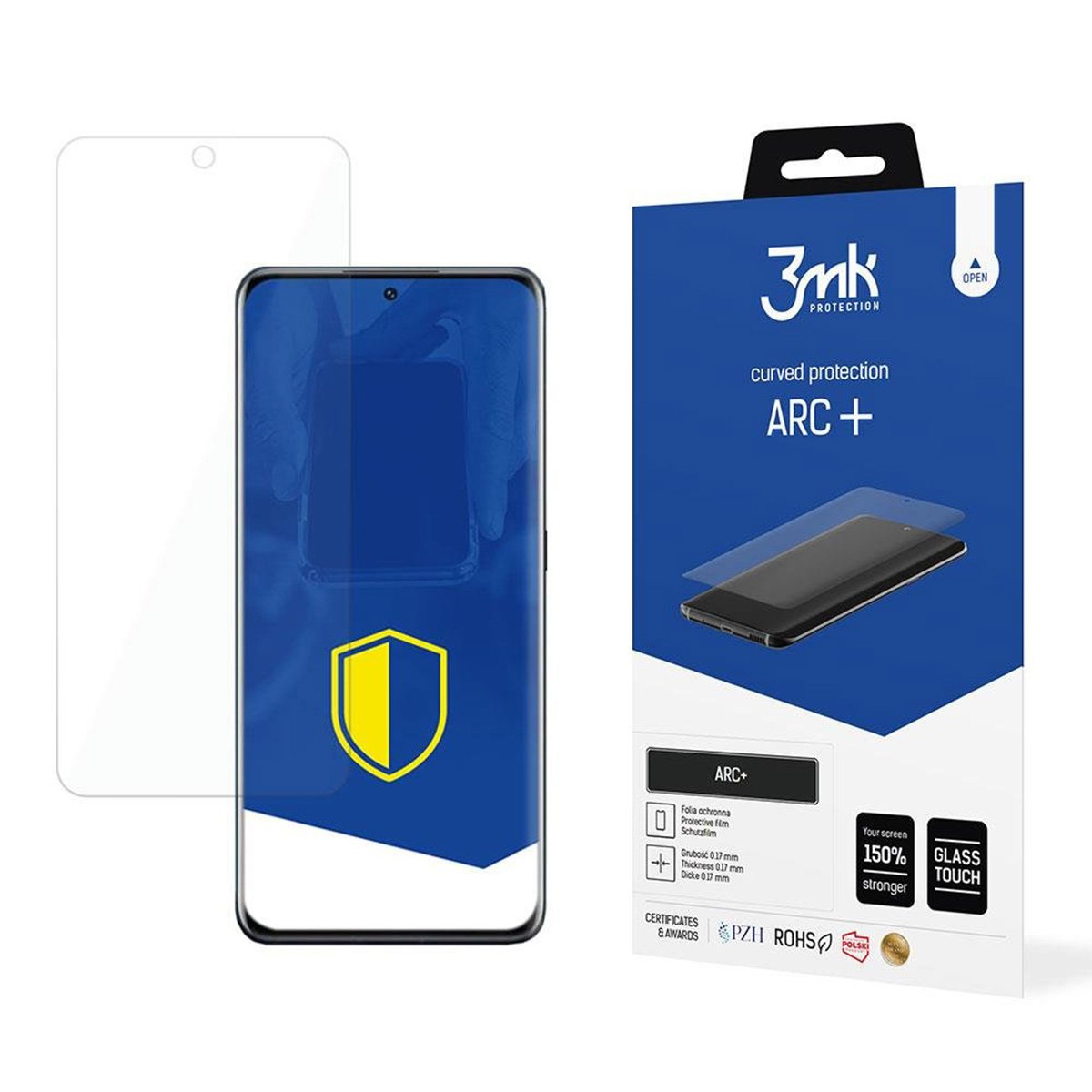 Folie Telefon 3mk Pentru Xiaomi 12/12x, Hidrogel, Arc+, Regenerabila, Transparent