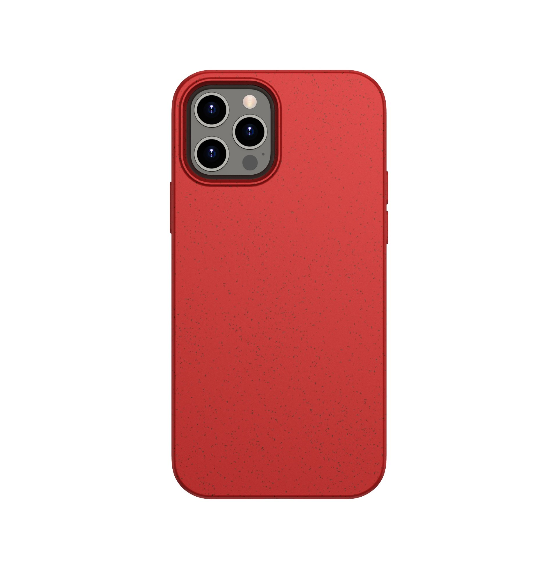 Husa de protectie telefon EnviroBest pentru iPhone 12/12 Pro, EP4, Material biodegradabil, Rosu