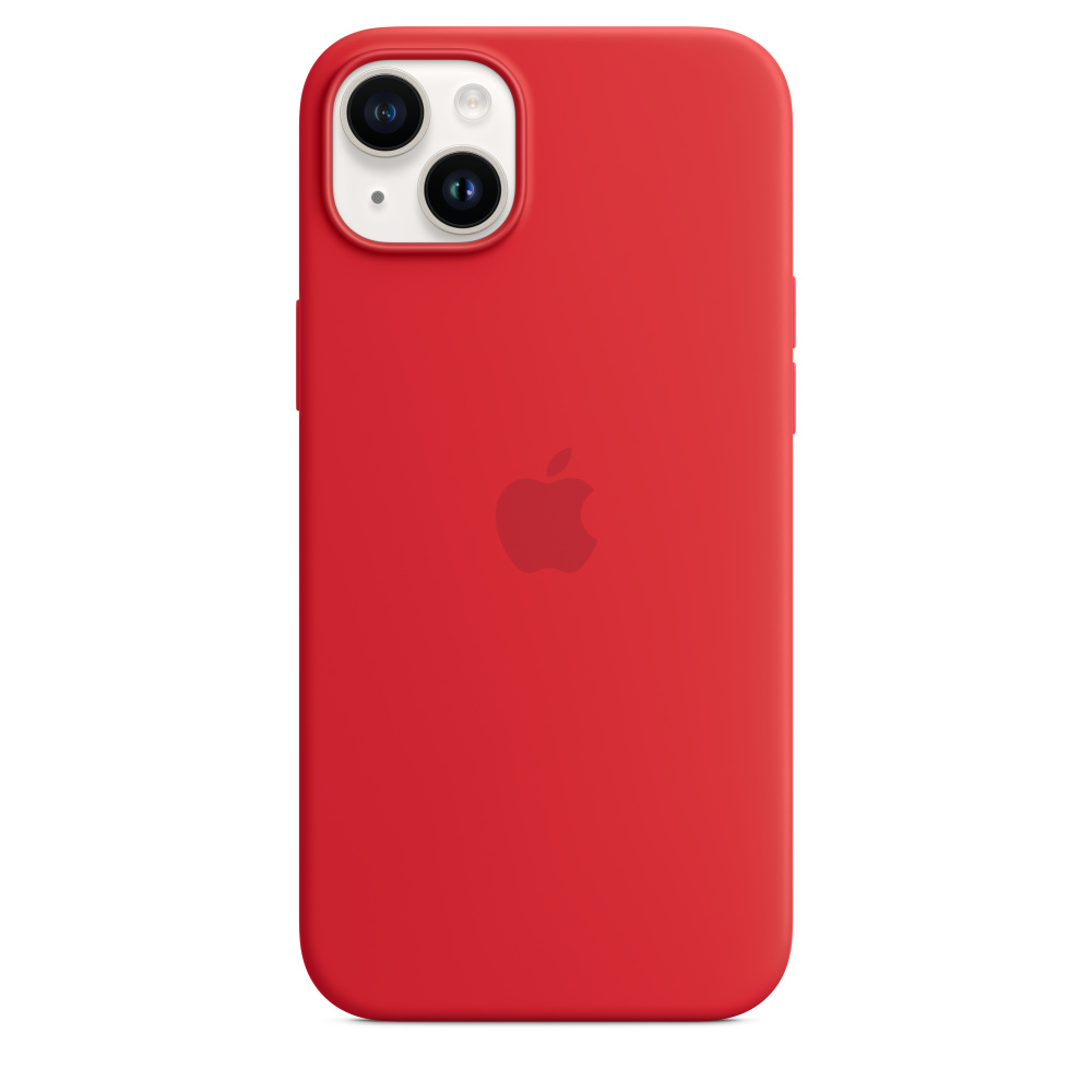 Husa De Protectie Telefon Apple Pentru Iphone 14 Plus, Magsafe, Silicon, Red
