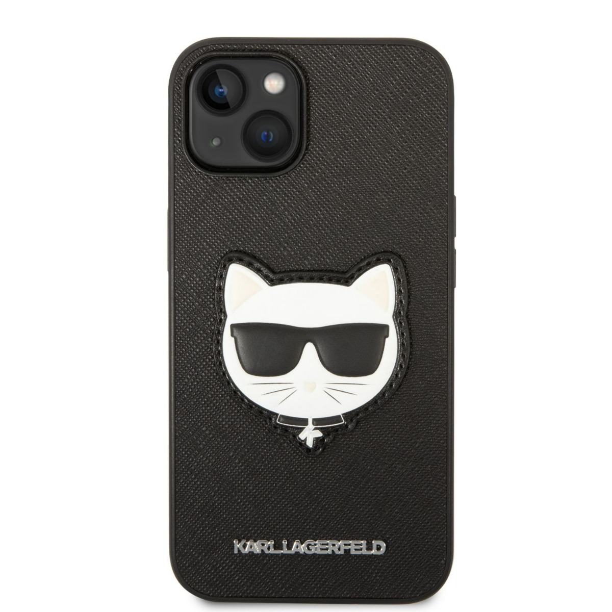 Husa Telefon Karl Lagerfeld Pentru Iphone 14 Plus, Choupette Head, Piele Ecologica, Negru