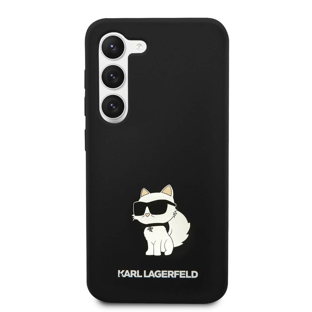 Husa Telefon Karl Lagerfeld Pentru Samsung Galaxy S23+, Choupette Nft, Silicon Lichid, Negru