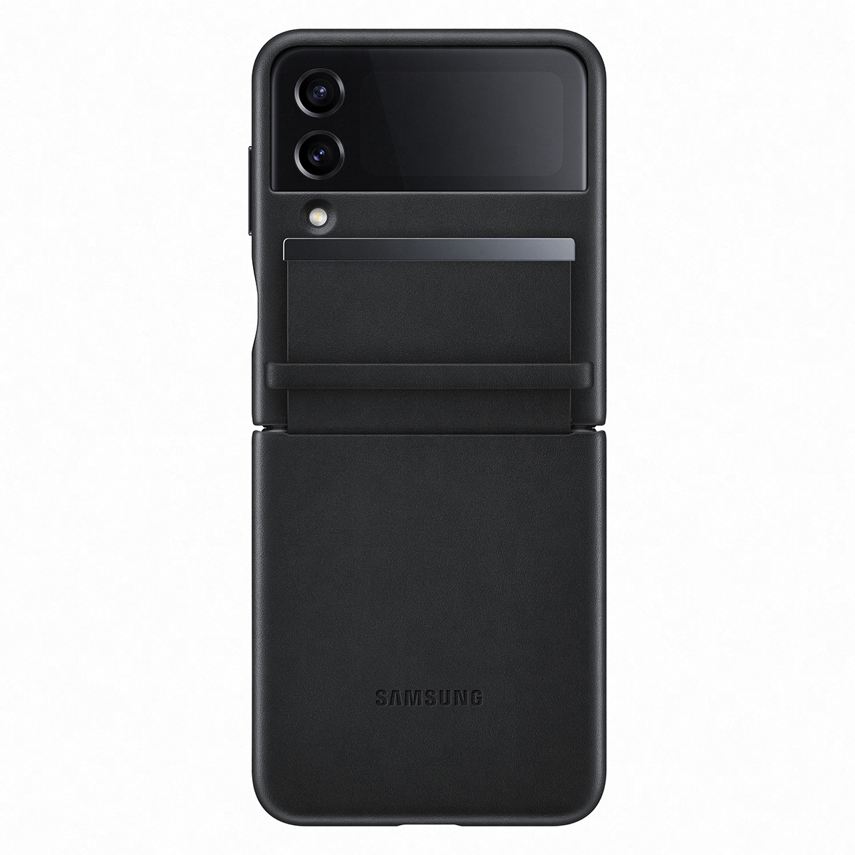 Resigilat - Husa Telefon Samsung Pentru Samsung Galaxy Z Flip4, Flap Leather Cover, Black