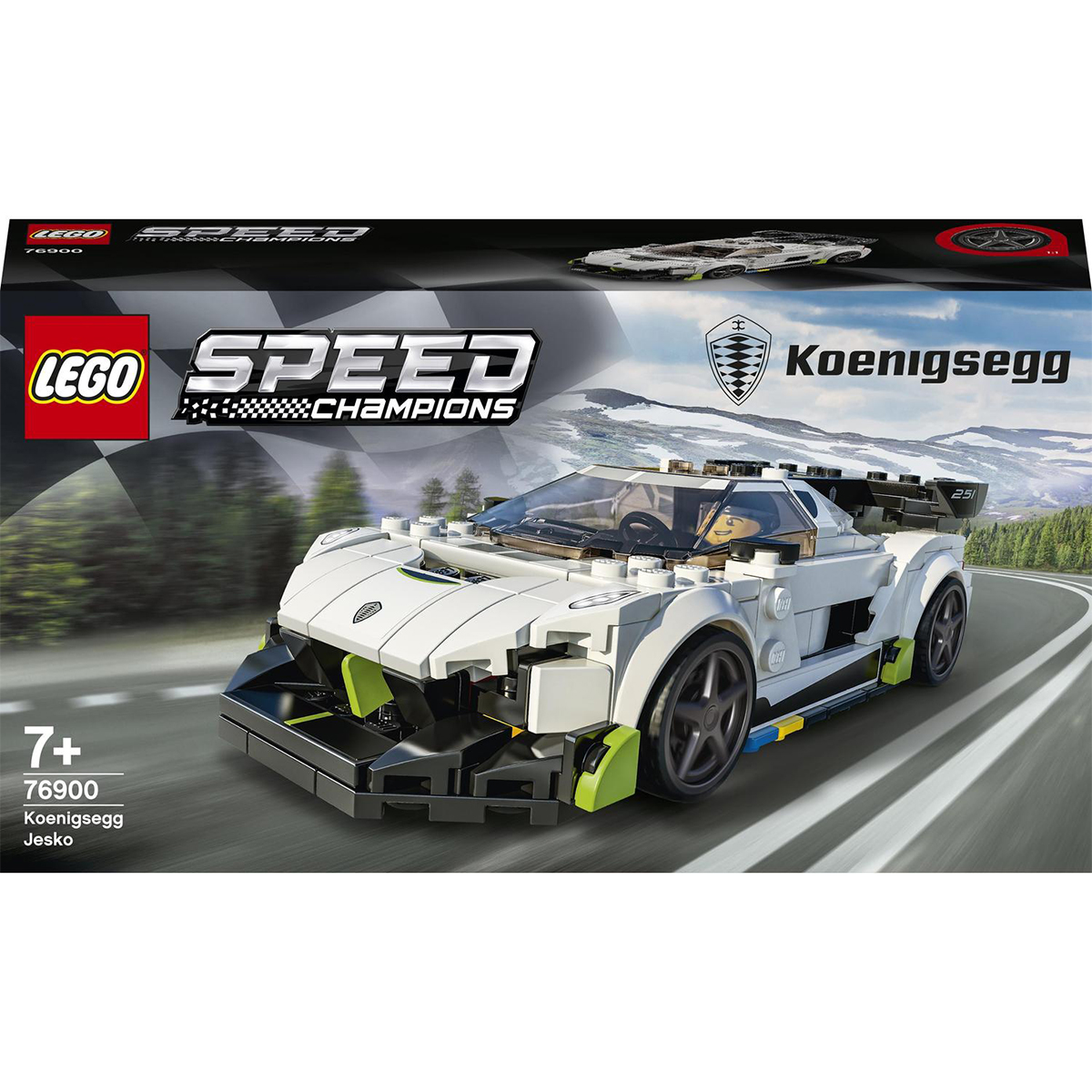 LEGO Speed Champions - Koenigsegg Jesko 76900, 280 piese, Multicolor