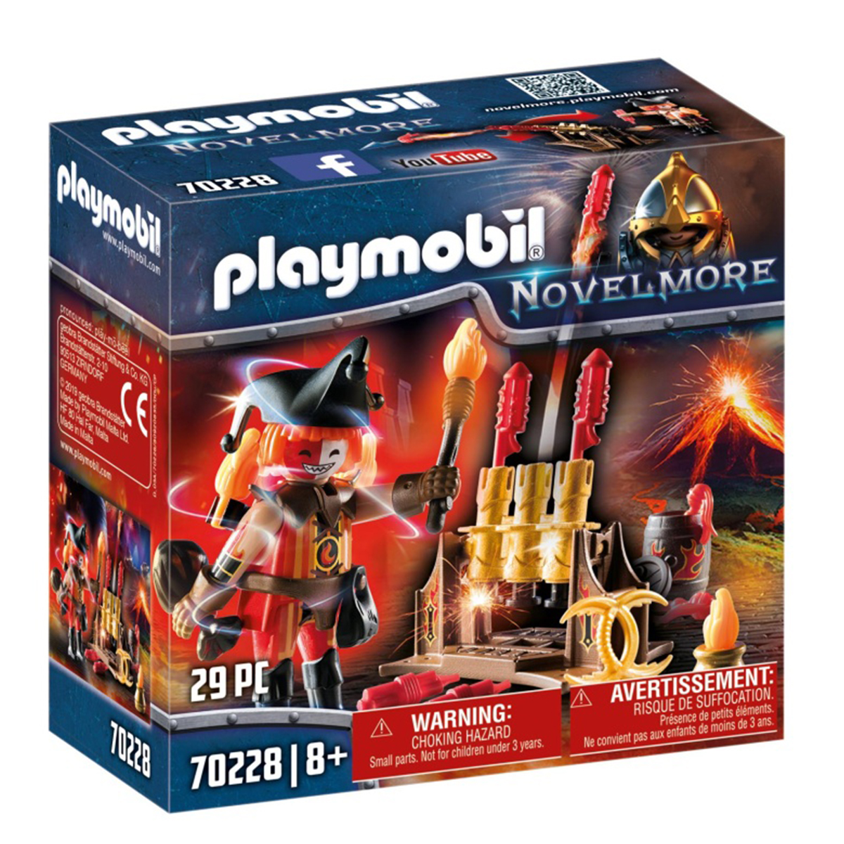 Playmobil Novelmore, Maestrul Burnham Al Focului 70228