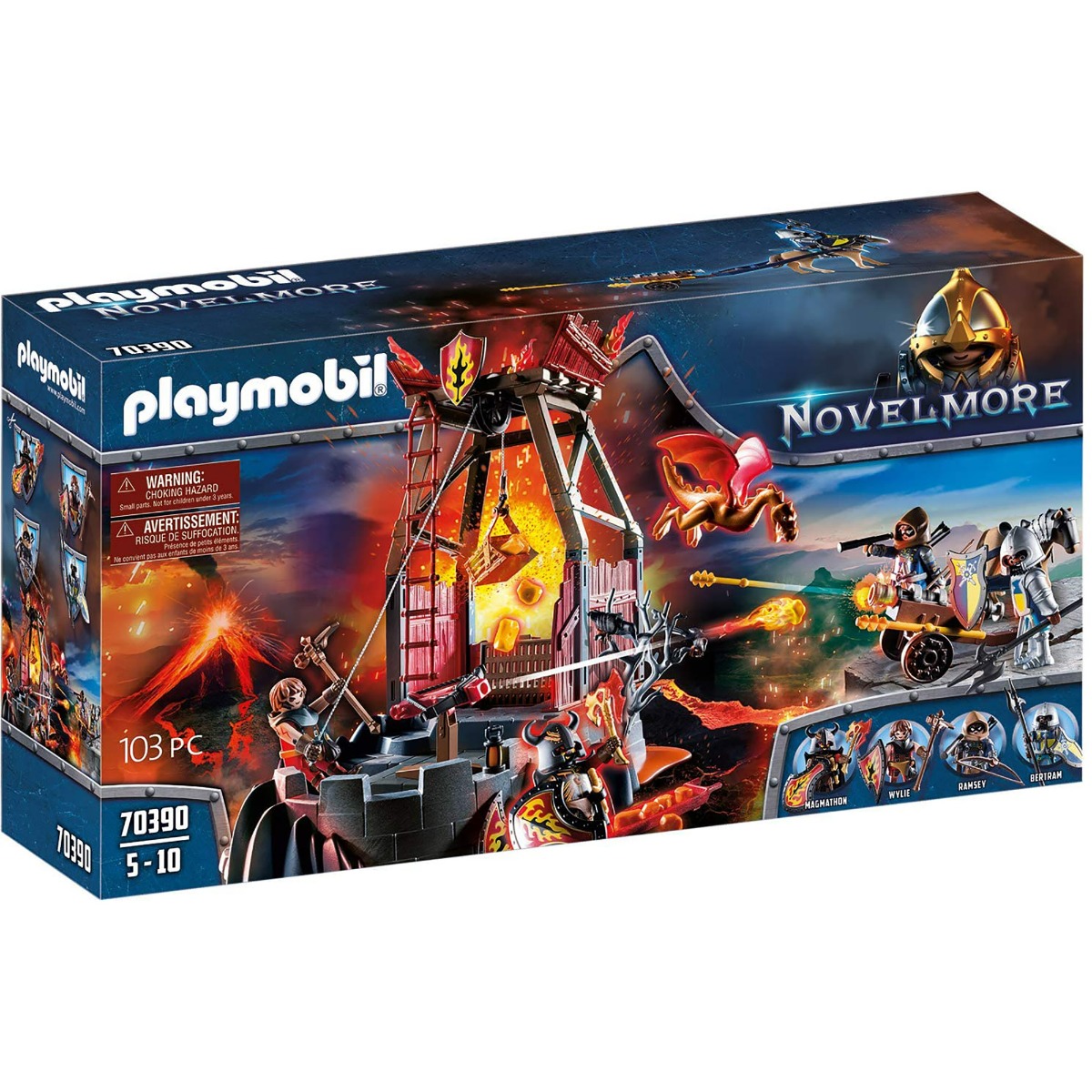 Playmobil Novelmore, Banditi Burnham si Mina de lava 70390