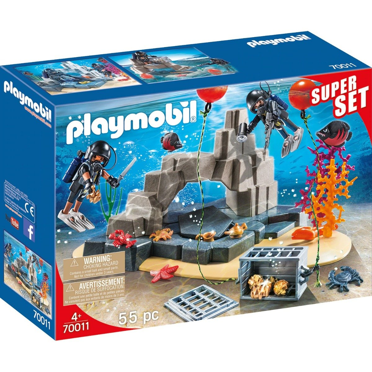Playmobil Super Set, Echipa SWAT de scafandri 70011