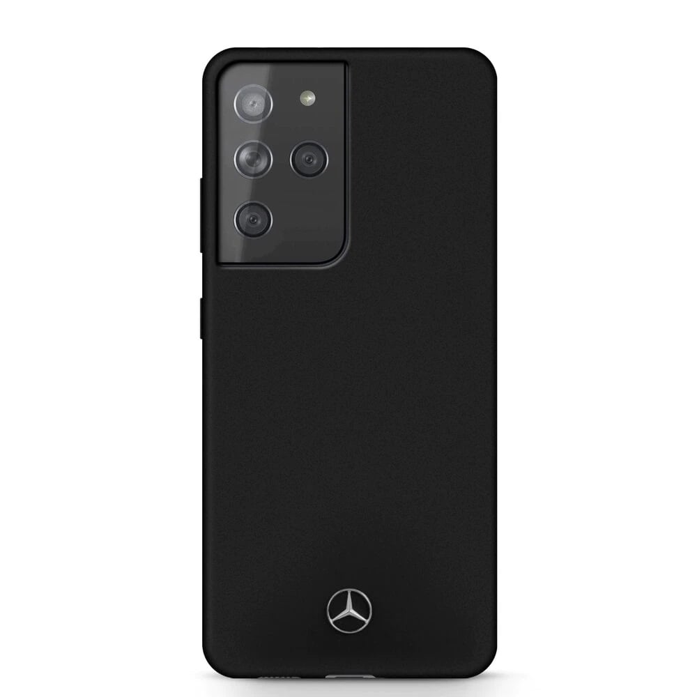 Husa de protectie telefon Mercedes pentru Samsung Galaxy S21 Ultra 5G, Hard Case, Silicon, MEHCS21LS