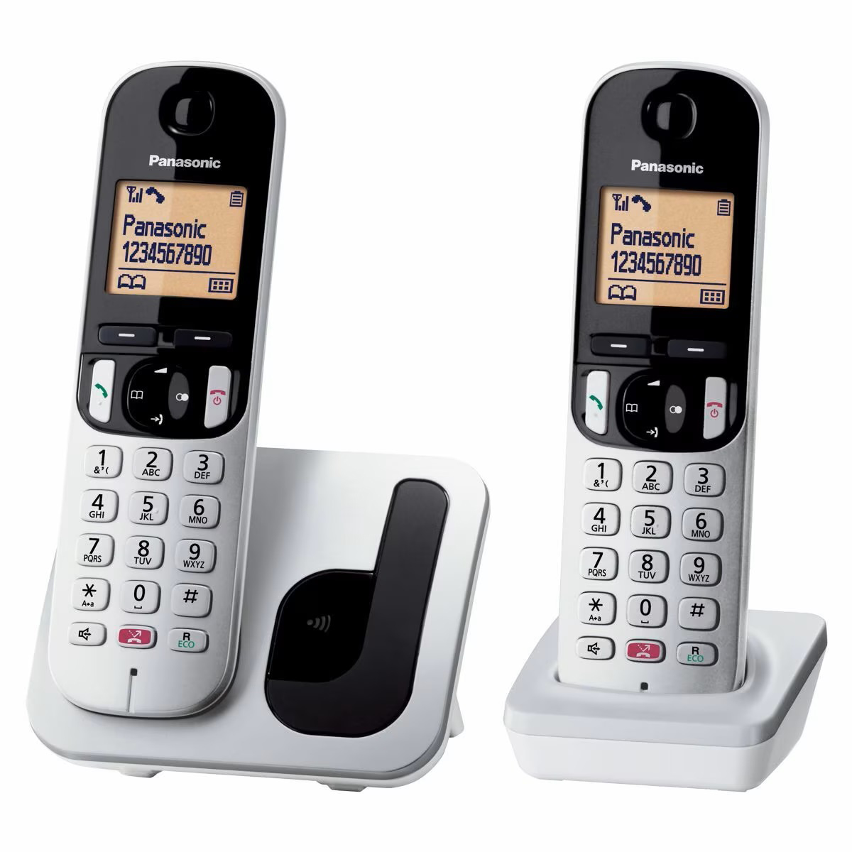 Telefon Fix Fara Fir Panasonic Wireless Kx-tgc252sps, Duo, Argintiu
