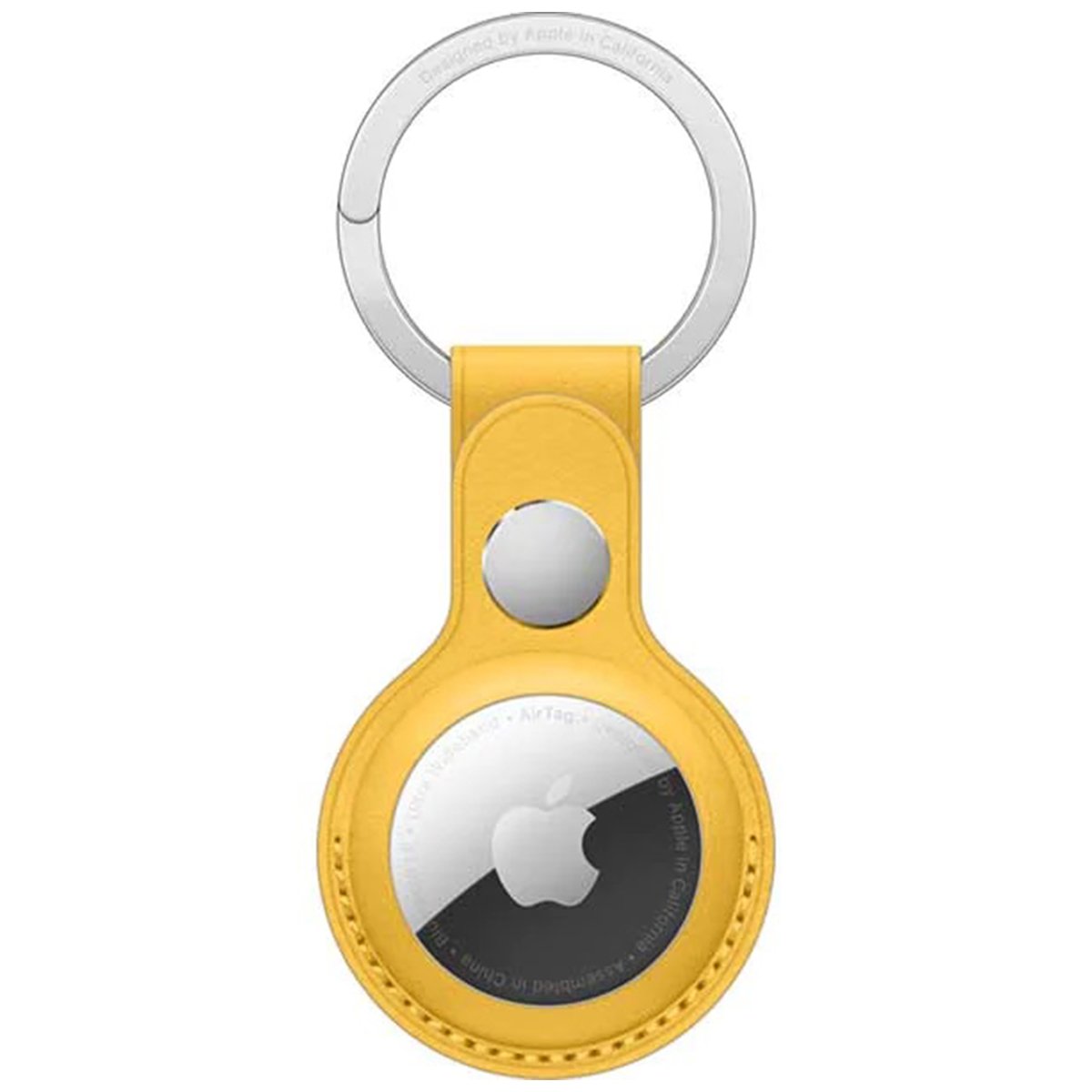 Airtag Leather Key Ring Pentru Airtag Apple, Meyer Lemon (seasonal Summer2021)