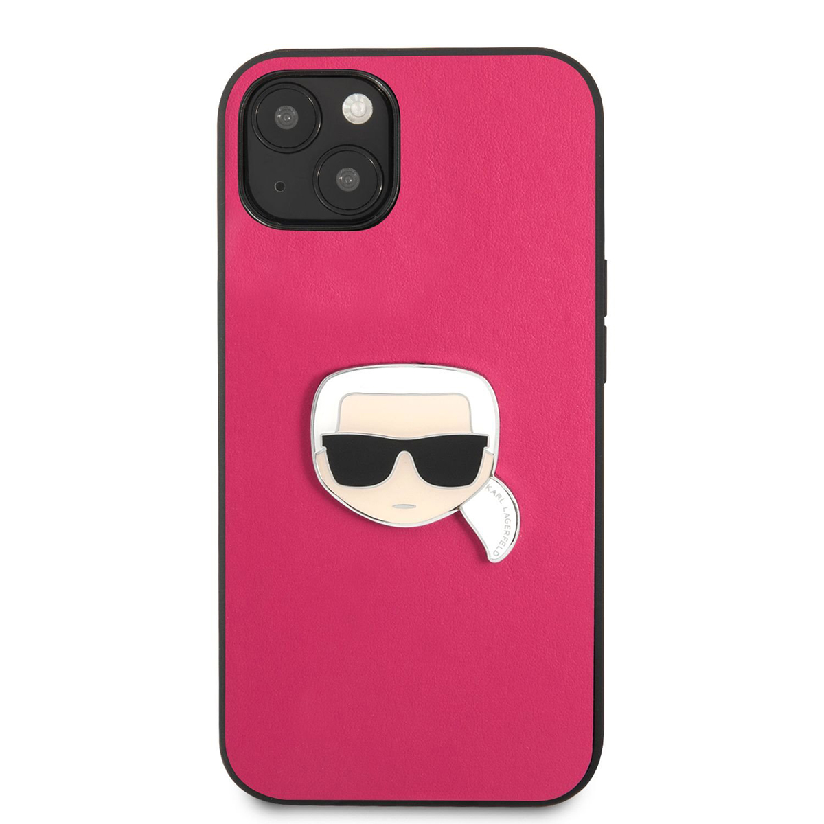 Husa Telefon Karl Lagerfeld Pentru Iphone 13 Mini, Karl Head, Klhcp13spkmp, Piele Ecologica, Pink