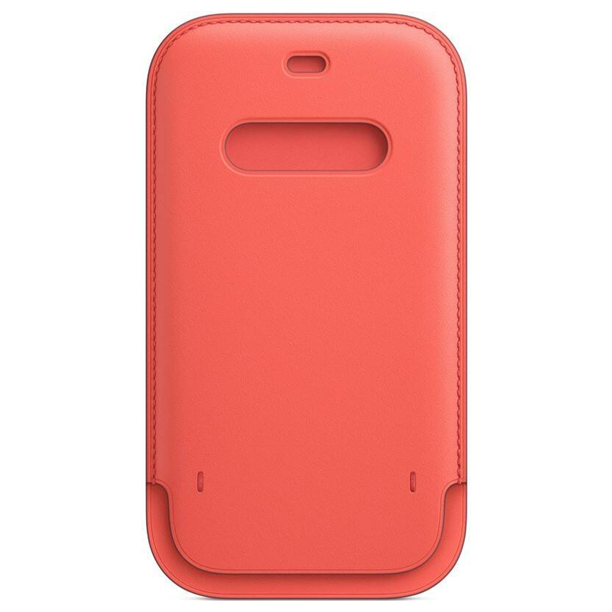 Husa De Protectie Apple Pentru Iphone 12 Mini, Leather Sleeve, Magsafe, Pink Citrus