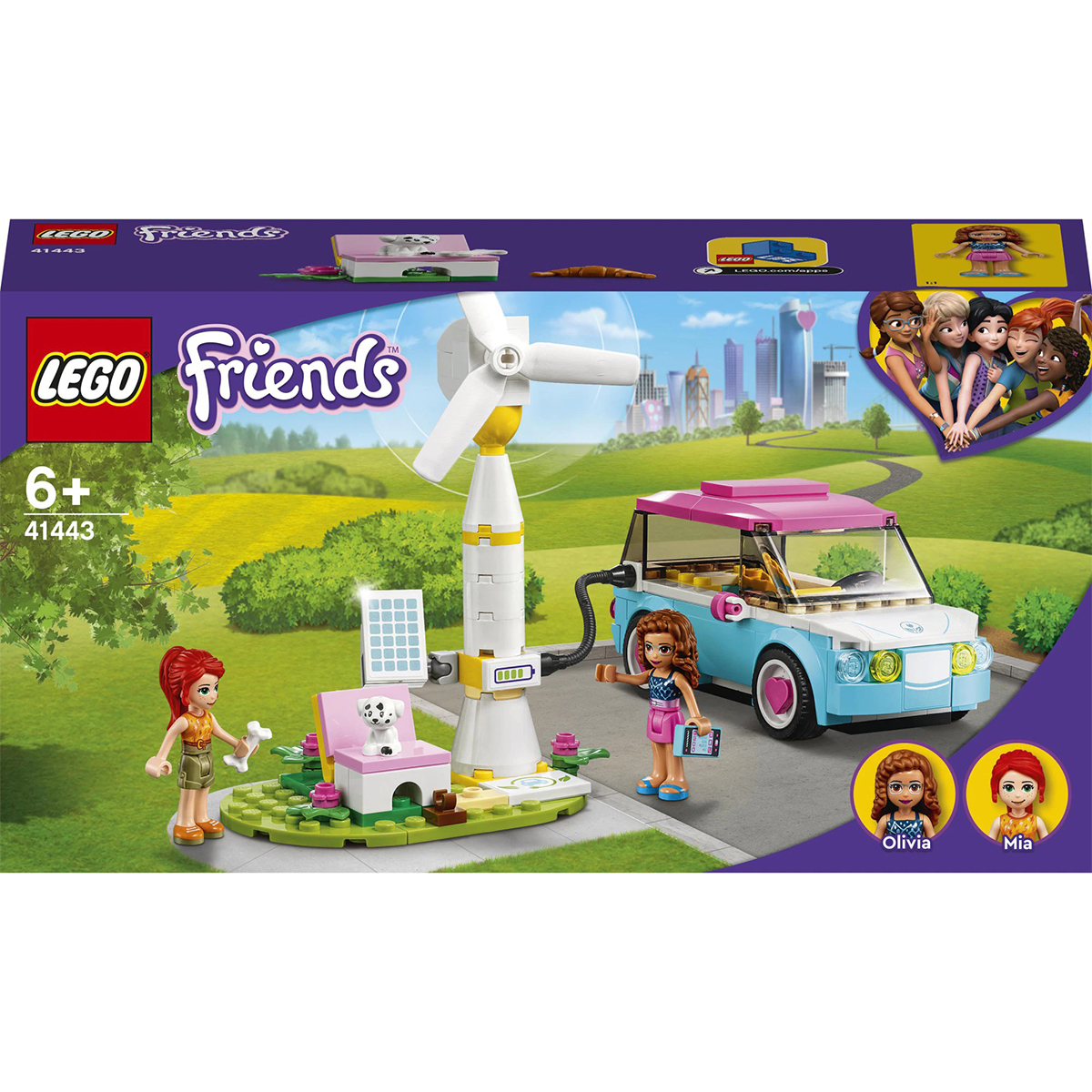 Lego® Friends - Masina Electrica A Oliviei 41443, 183 Piese