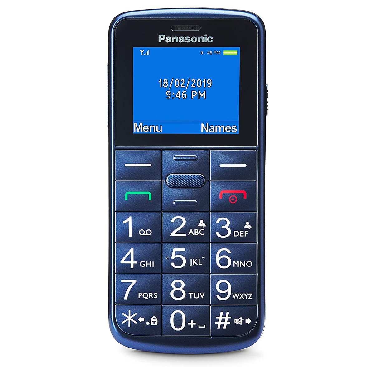 Telefon Mobil Panasonic, Kx-tu110exc, Buton Sos, Dual-sim, Albastru