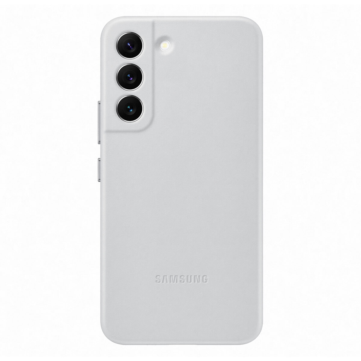 Husa Telefon Samsung, Leather Cover Pentru Samsung Galaxy S22+, Light Gray