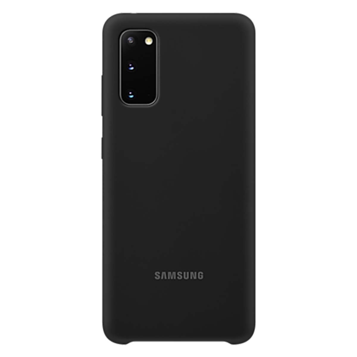 Resigilat - Husa Samsung Silicone Cover Pentru Samsung Galaxy S20, Ef-pg980tbegeu, Negru